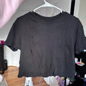 Lulu Lemon Black boxy t-shirt